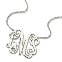  monogram necklace