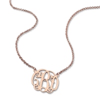 monogram necklace