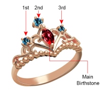 princess tiara ring