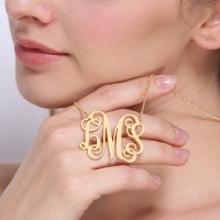 monogram jewelry