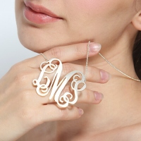 monogram jewelry