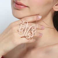 monogram jewelry