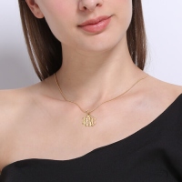 XS monogram necklace