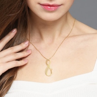 Vertical Infinity Necklace