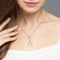 Vertical Infinity Necklace