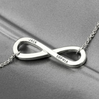 infinity name necklace