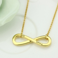 infinity name necklace