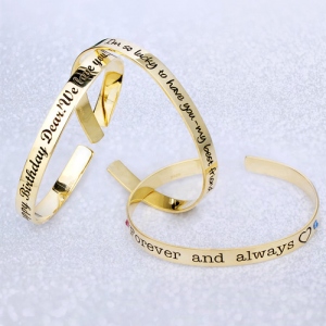 engraved bracelet