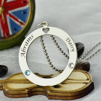 Circle of Love Name Necklace