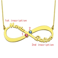 infinity necklace for mom