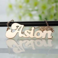 BANANA Fonts Style Name Necklace