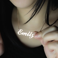 Celebrity Name Necklace