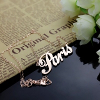 Celebrity NamePlate Necklace