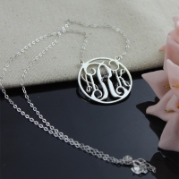 Necklace with Kids Initials