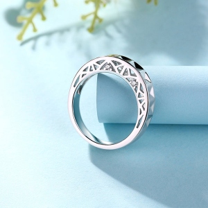 Personlig Love Bridge inspirerad med Birthstone Promise Ring