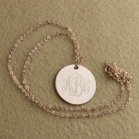 engraved necklace