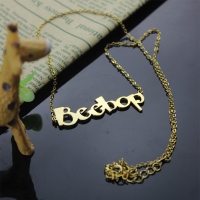 Unique Name Plate Necklace