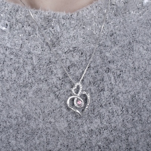 silver infinity necklace